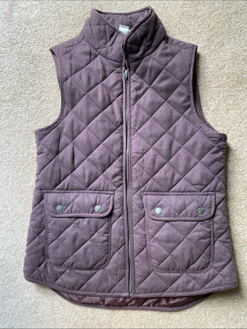 Artisan NY Quilted Mauve Vest